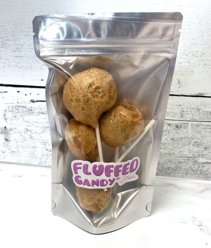 Fluffed Caramel Apple Pops Package