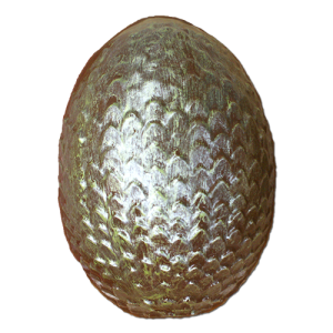 Dragon Egg with Green Luster