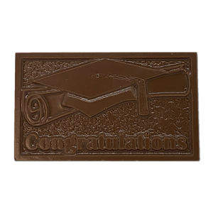 Graduation Congratulations Card - Milk Chocolate