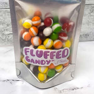 Fluffed Rainbow Candies Package