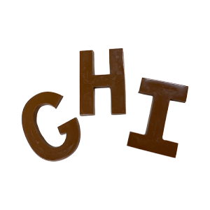 G, H, I Letters