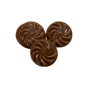 Swirl Wafer Disk Chocolates