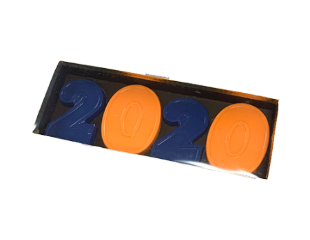 Year Boxed - Orange and Blue Chocolate