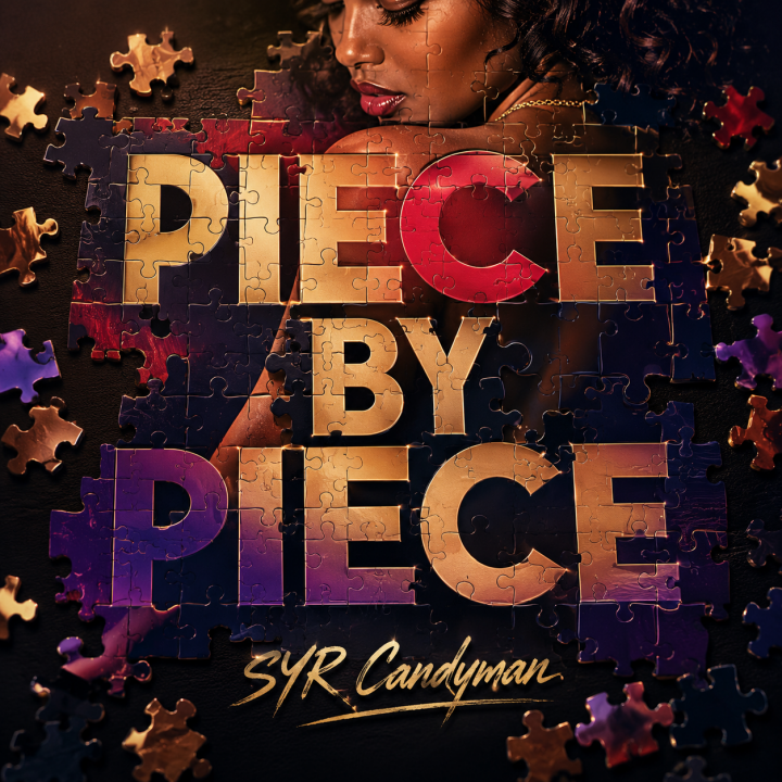 Piece By Piece - words put together like puzzle pieces