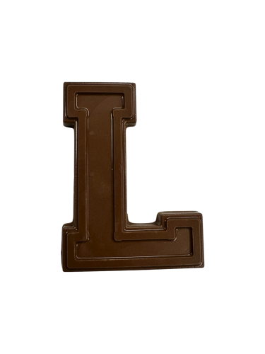 Chocolate Varsity style "L"