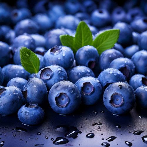 fresh blueberries