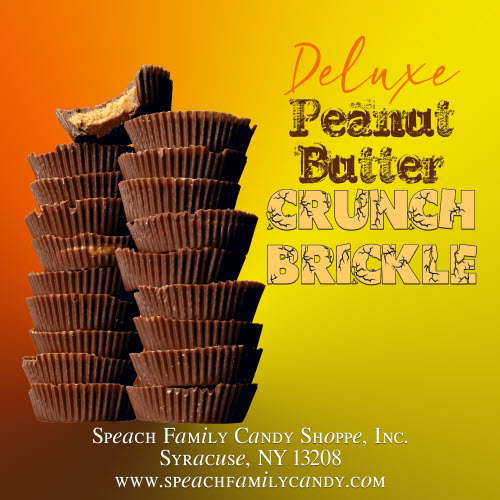 Deluxe Peanut Butter Crunch Brickle Label