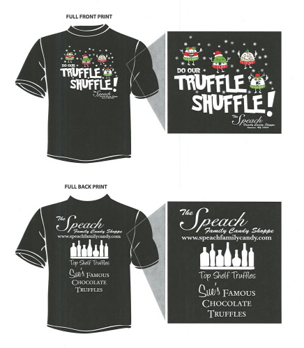 hjælper I særdeleshed klodset Holiday Truffle Shuffle T-Shirt | XMAS_TRUFFLESHUFFLE