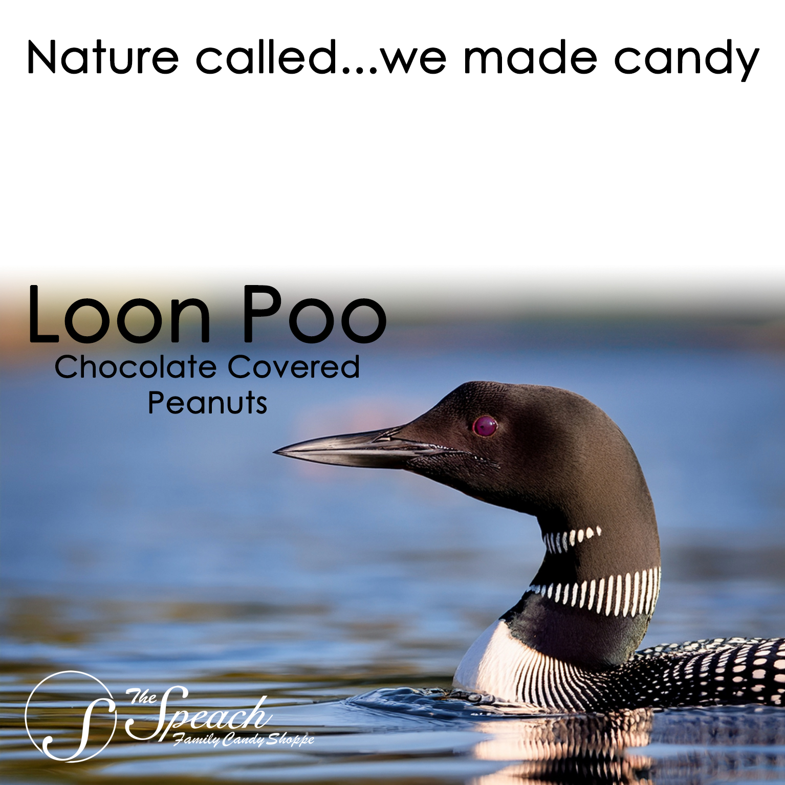 Loon Poo Peanuts Label
