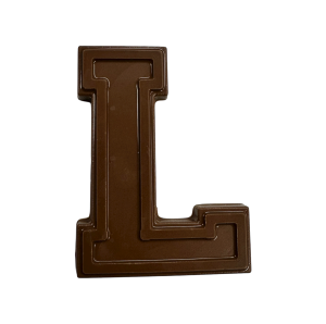 Chocolate Varsity style "L"