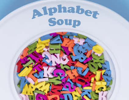 Mini Pencil Case - Alphabet Soup