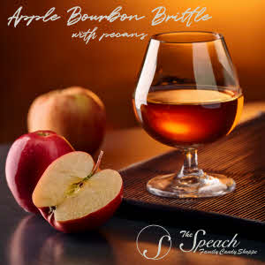 Apple Bourbon Brittle label