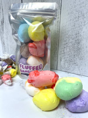 Fluffed Salt Water Taffy Pacakge