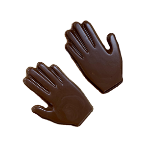 Mini Chocolate Hands