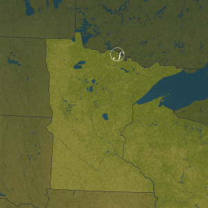 map of Minnesota with Speach logo